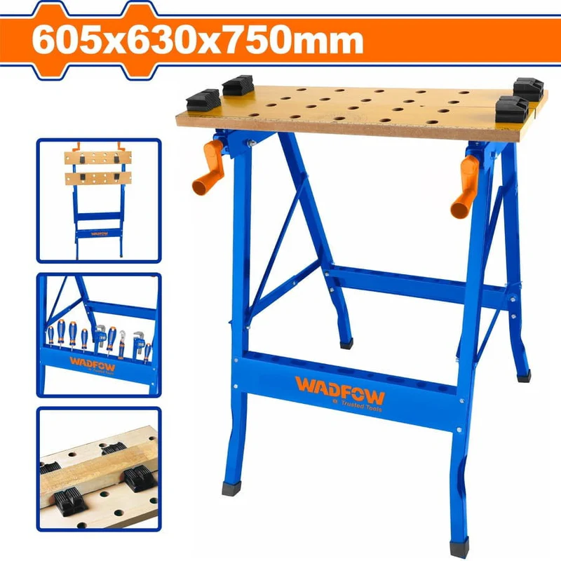 Heimwerker Ghana – WADFOW Foldable Workbench 605x630x750mm – WWE1525