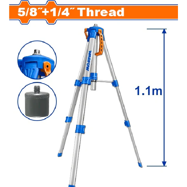 Heimwerker Ghana – 5/8" & 1/4" Tripod for Laser Levels – WLE9301