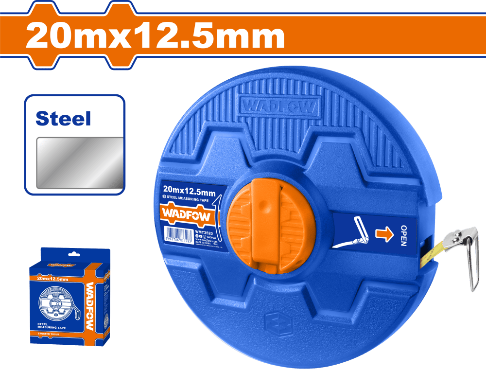 Heimwerker Ghana – 20x12.5mm Steel Measuring Tape – WMT3520