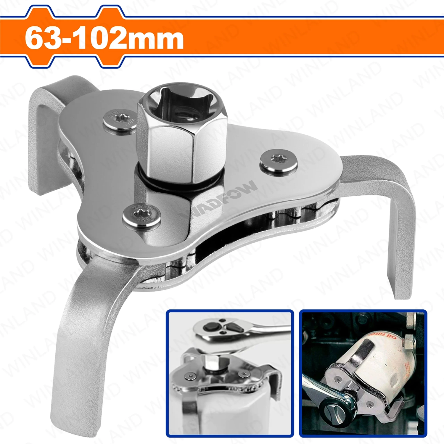 Heimwerker Ghana – 3 Jaw Oil Filter Wrench – WUL1401