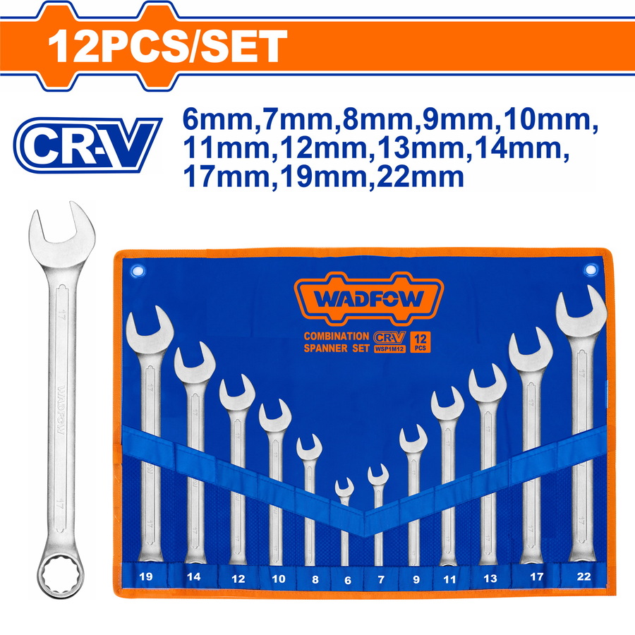 Heimwerker Ghana – 12 Pcs Combination Spanner Set – WSP1M12