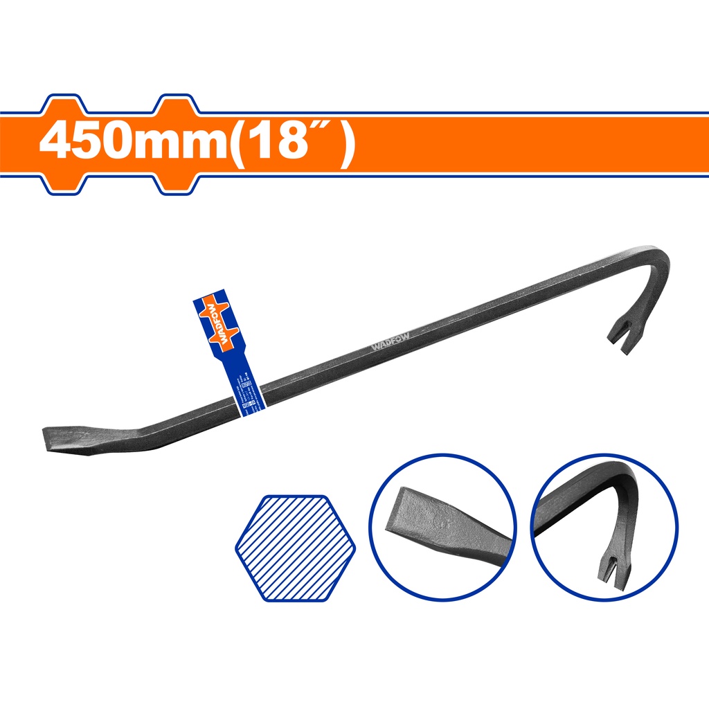 Heimwerker Ghana – 18" Wrecking Bar / Crowbar – WQB1345