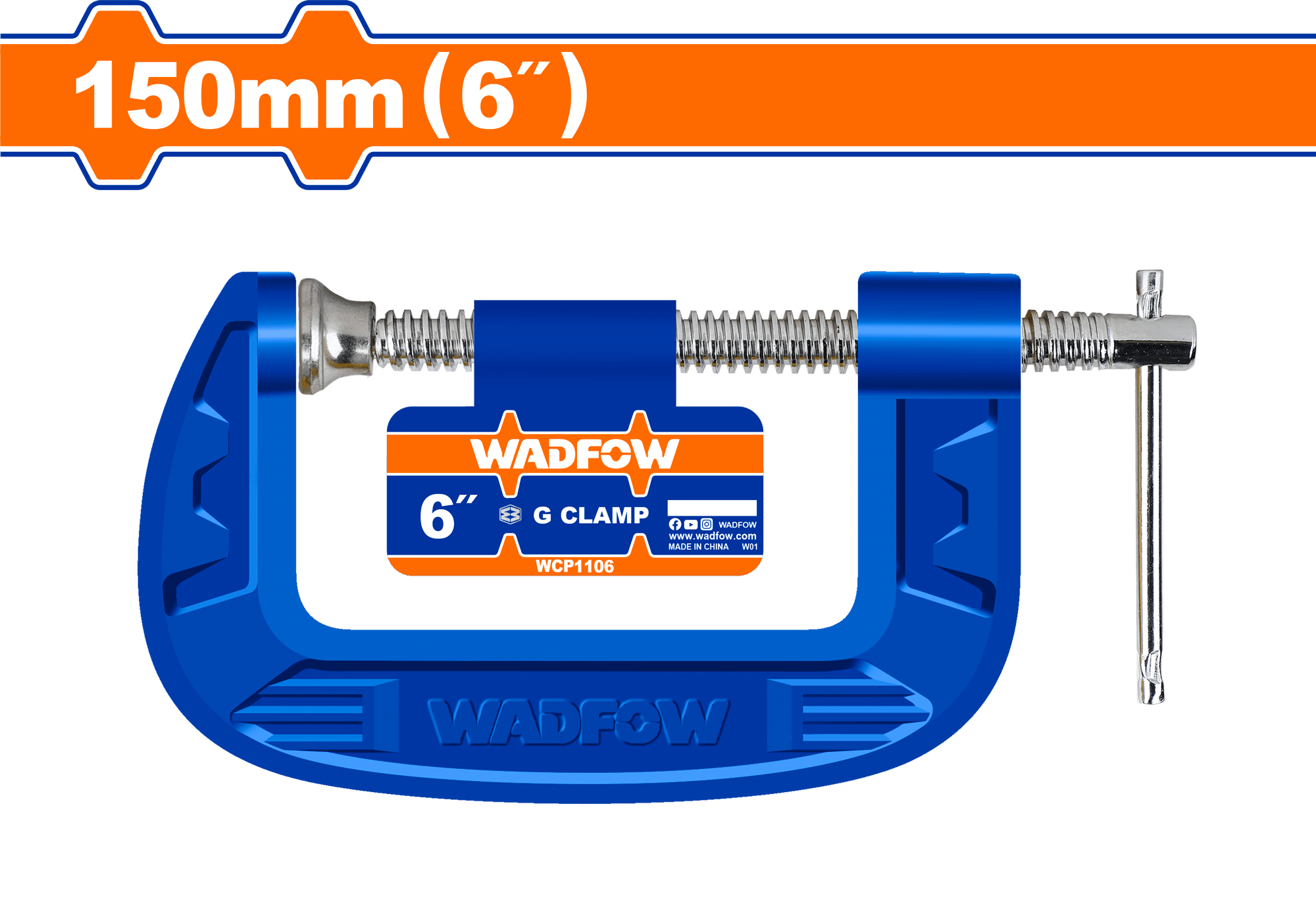 Heimwerker Ghana – 6" (150mm) G-CLAMP – WCP1106