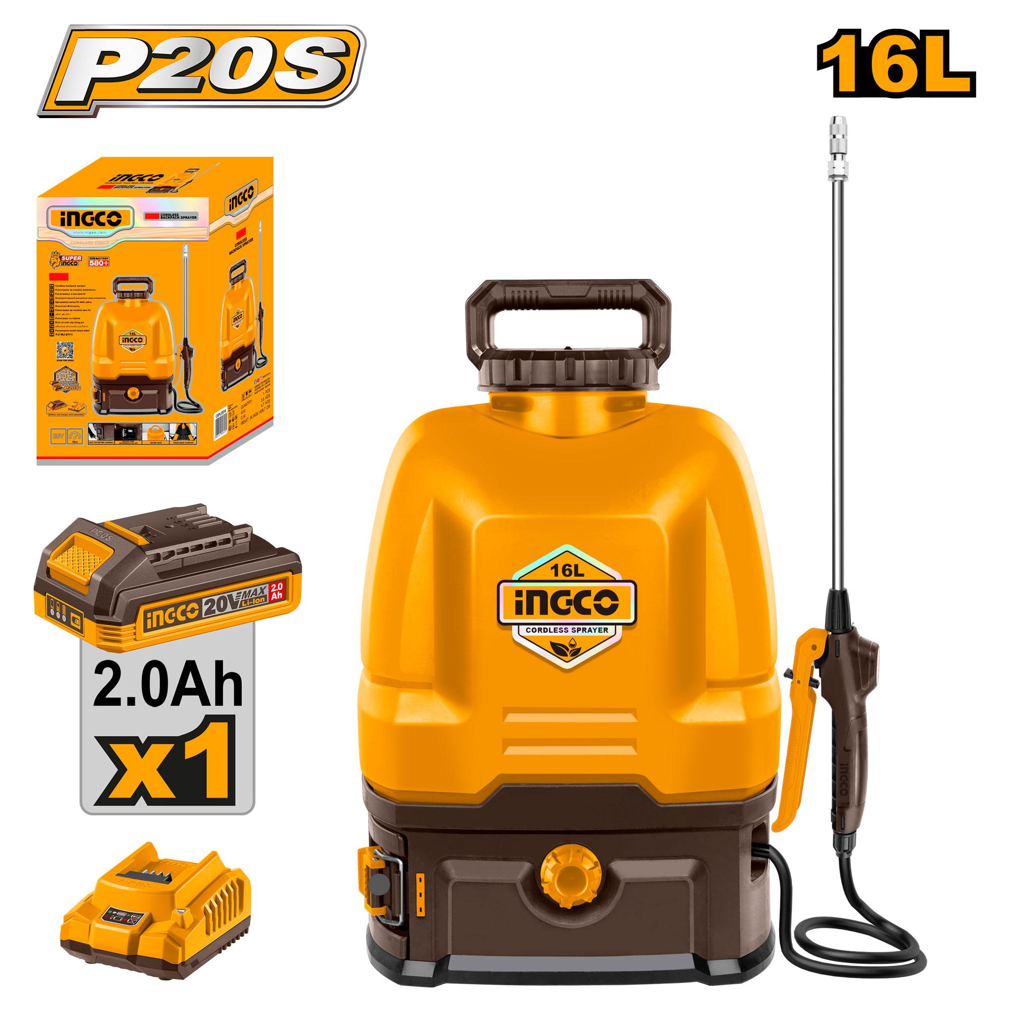 Heimwerker Ghana – 20V Cordless Knapsack Sprayer with 16L Tank – CSPLI20162