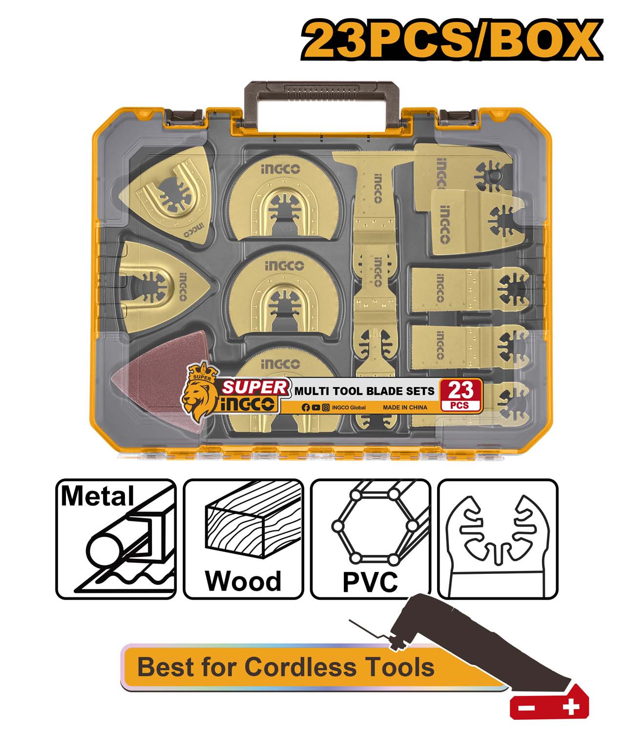 Heimwerker Ghana – 23-Piece Multi-Tool Blade Set – AKTMT2301