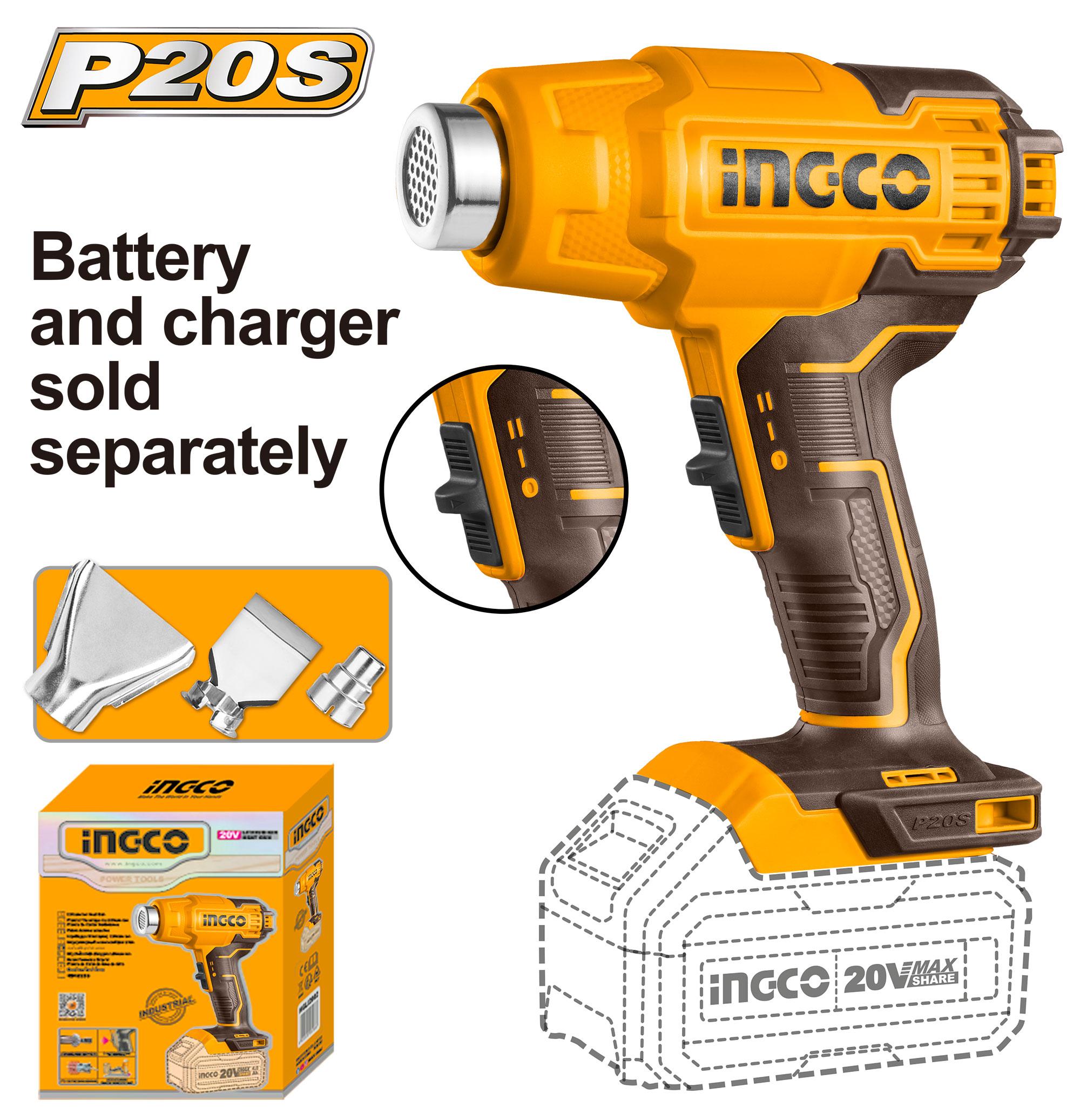 Heimwerker Ghana – 20V 4.0Ah Lithium-Ion Cordless Heat Gun – HGLI2002