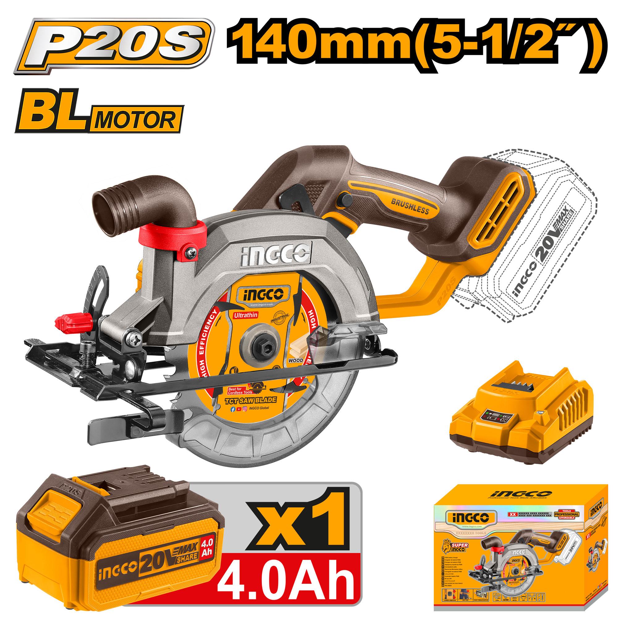 Heimwerker Ghana – 140MM Cordless Lithium-Ion Circular Saw with Brushless Motor – CSLI14021