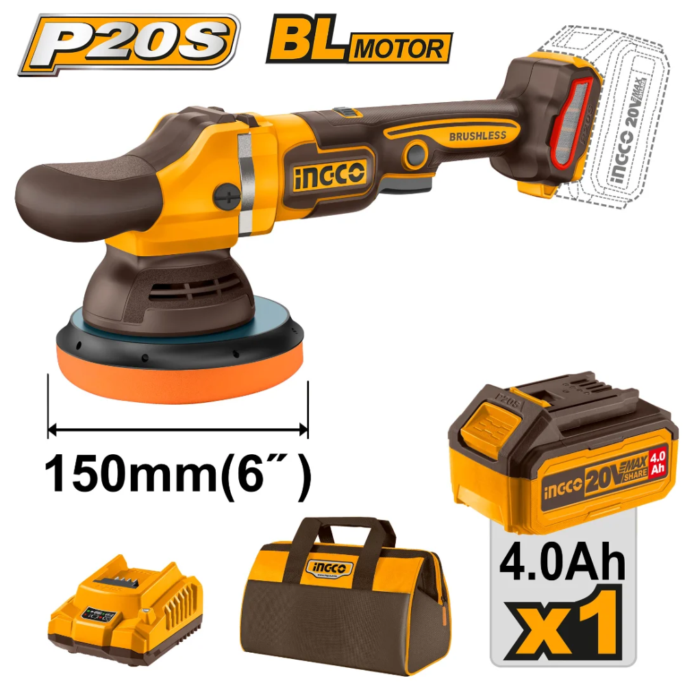 Heimwerker Ghana – 150MM Brushless Cordless Polisher – APLI20151