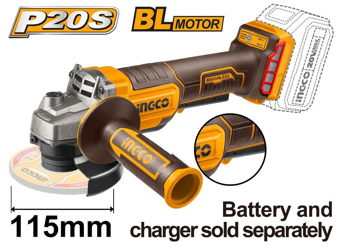 Heimwerker Ghana – 115mm Brushless Cordless Angle Grinder – CAGLI211156