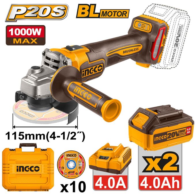 Heimwerker Ghana – 115mm Brushless Cordless Angle Grinder – CAGLI271532