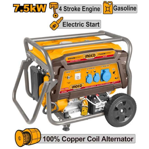 Heimwerker Ghana – 7.5KW Open-frame Gasoline Generator – GE75006