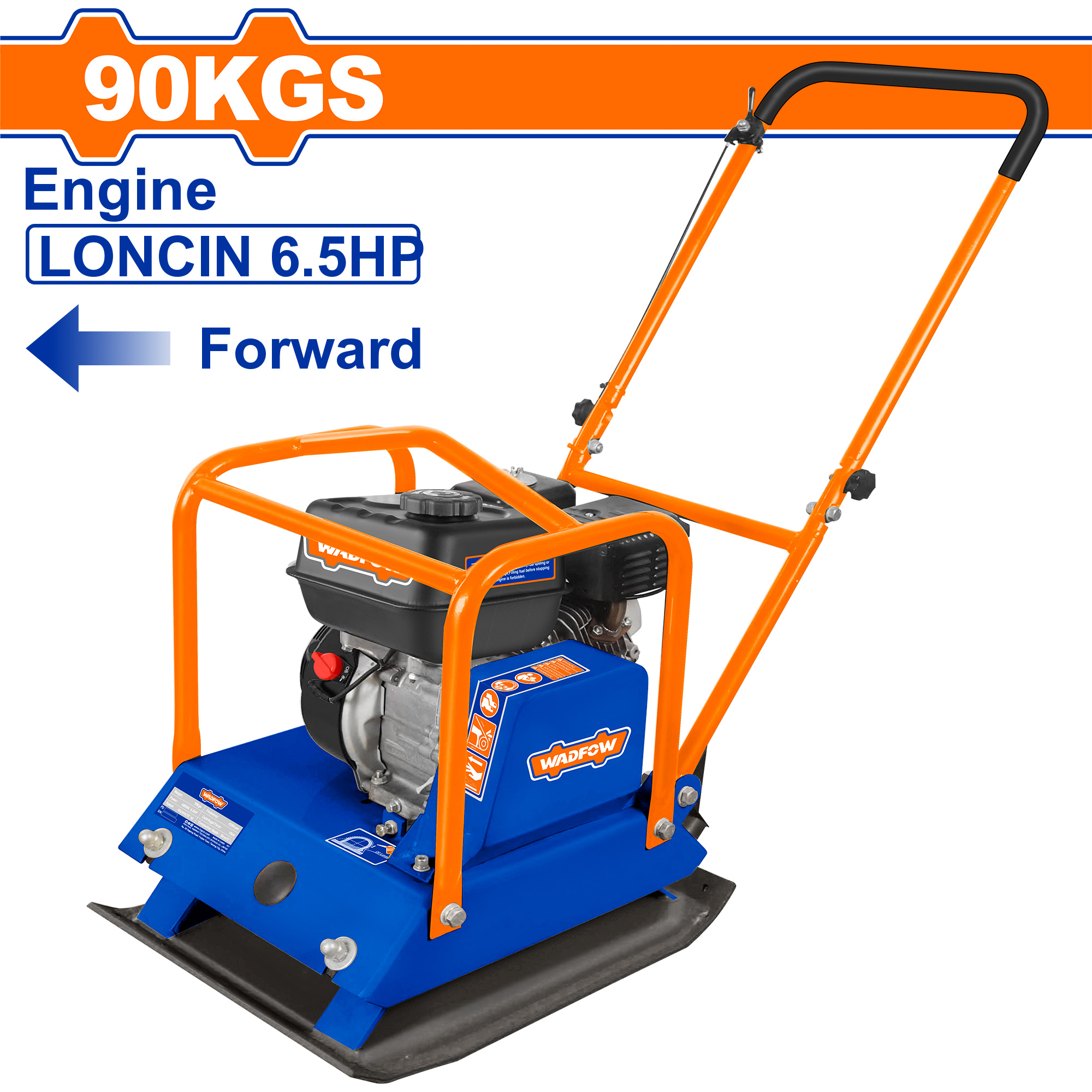 Heimwerker Ghana – 90KG Gasoline Plate Compactor – WPM2A100