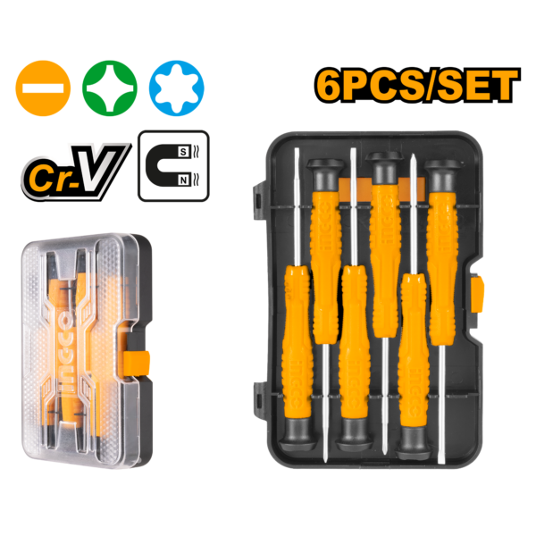 6-Pieces Precision Screwdriver Set – HKSD0618