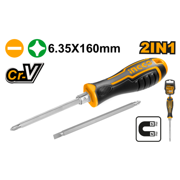 Ingco 2-in-1 Screwdriver Set – AKISD0201