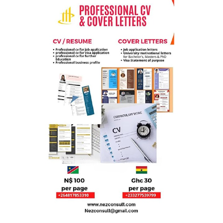 Nez - Professional CV / Cover Letters