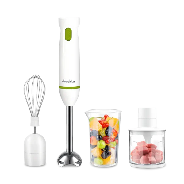 Decakila KEJB038W Cordless Hand Blender 4-in-1