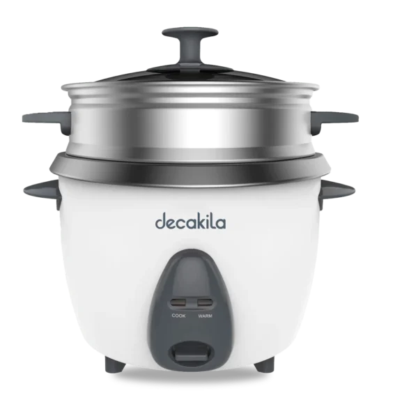 Decakila 1.5L (8-Cup) Electric Rice Cooker with Steamer