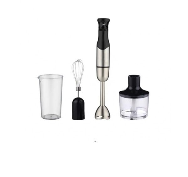 Decakila KMJB024B 4-in-1 Rechargeable Hand Blender - 100W, 2-Speed, Whisk + Frother + 600ml Cup, USB