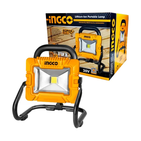 Ingco 20V Cordless LED Work Light - 1800 Lumen Portable Lamp