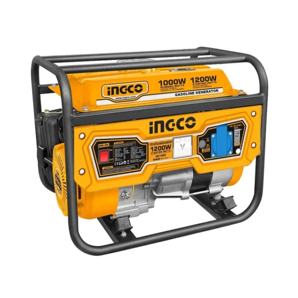 Ingco 1.2kW Gasoline Generator - Portable Power for Home & Outdoor Use