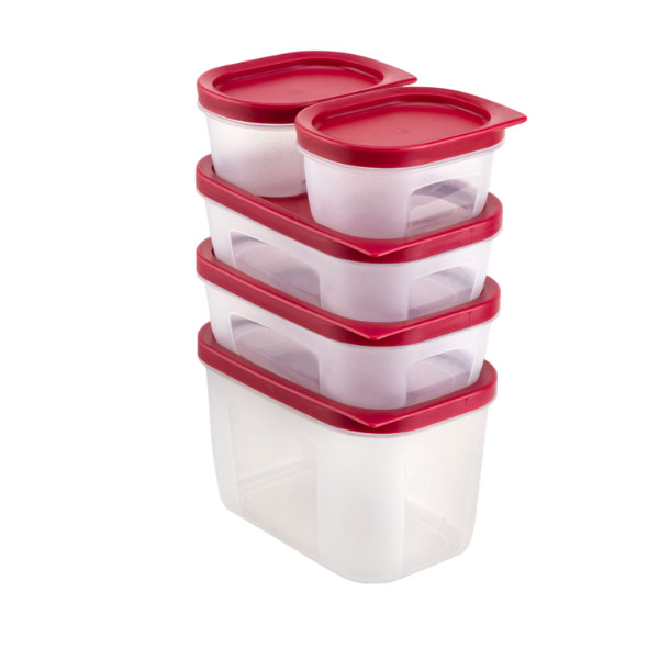 Decakila KMTT119R Set of Food Containers – 5pieces