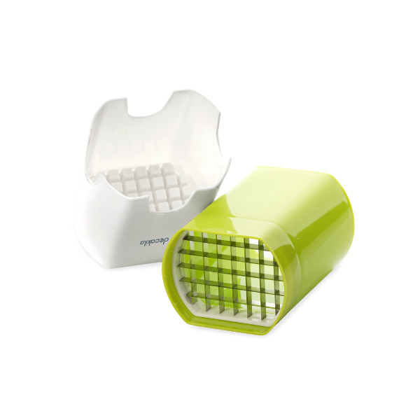 Decakila KMTT085W Stainless Steel French Fry Cutter - PP+201SS, 9.6x8x13.3cm, Embedded Blades