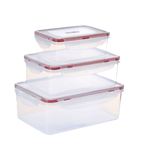 Decakila KMTT123W Sealed Food Container Set-3pieces