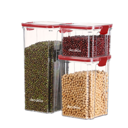 Decakila KMTT125W Set of Sealed Food Container-3pieces