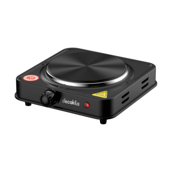 Decakila 1000W Single Burner Electric Hot Plate with Cast Iron Surface