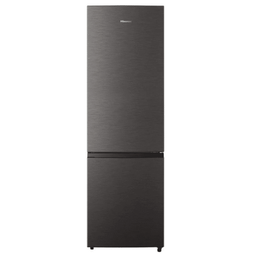 Hisense 264L Bottom Mount Double Door Refrigerator - Metallic Finish