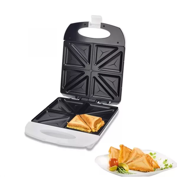 Delron 4-Slice Sandwich Maker with Non-Stick Coating