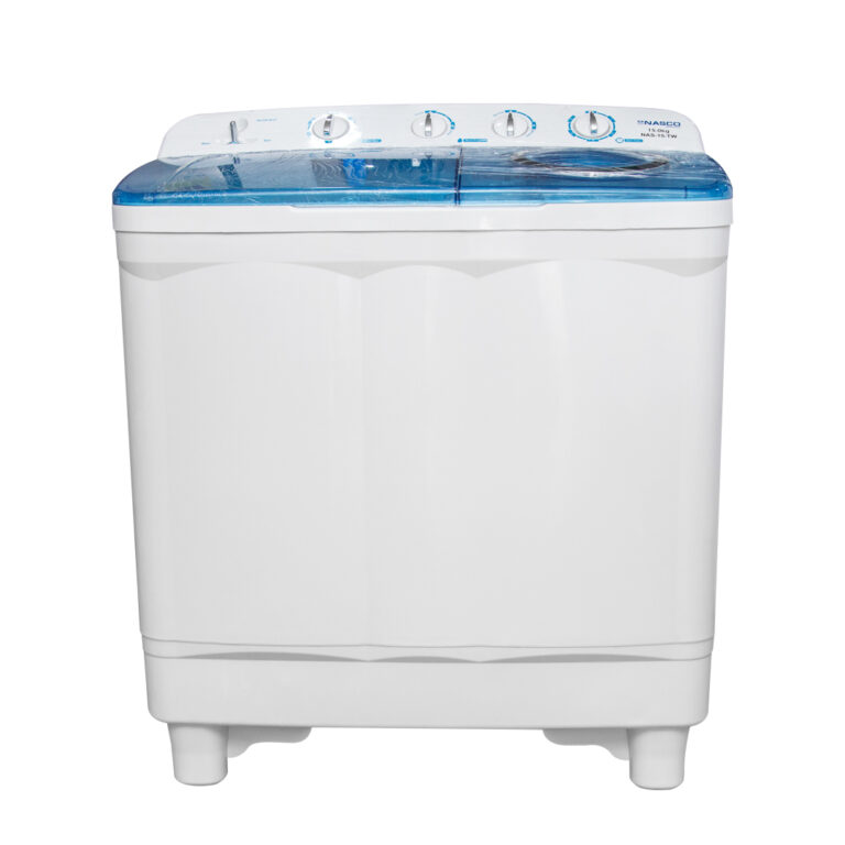 Nasco 15kg Twin Tub Washing Machine with Drain Pump