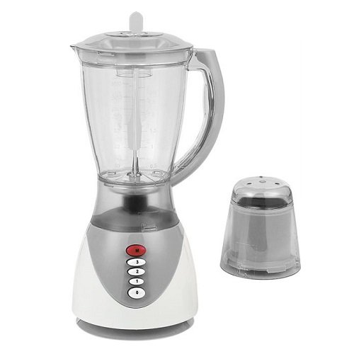 Delron 2-in-1 Blender with Grinder - 1.5L, 3 Speeds (Grey)
