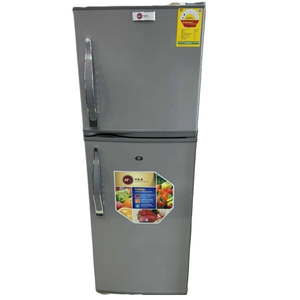 H&A 150L Top Freezer Refrigerator - 2 Star Energy Rating (Grey)