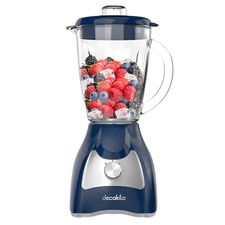 Decakila KEJB045B Stand Glass Blender 500W – 1.5L
