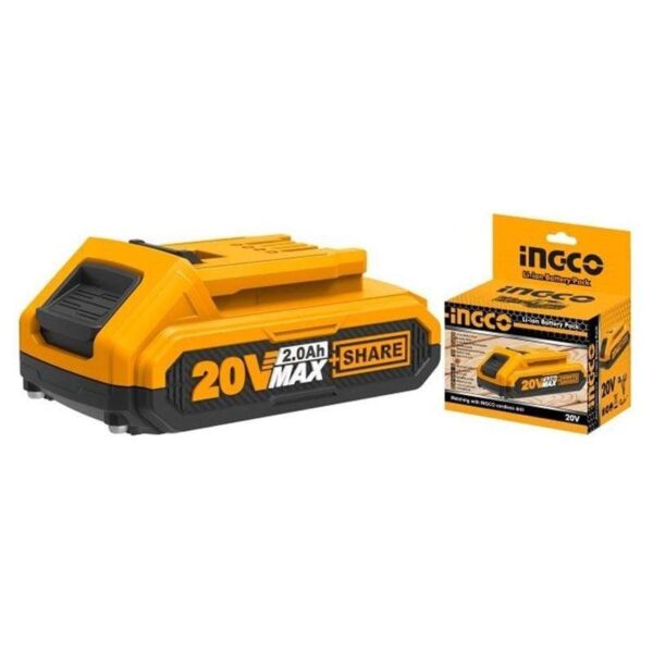 Ingco 20V 2.0Ah Lithium-Ion Battery Pack for P20S Series Tools