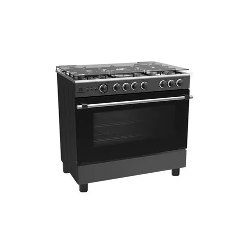Nasco 5-Burner Gas Cooker with Rotisserie & Double Glazed Oven