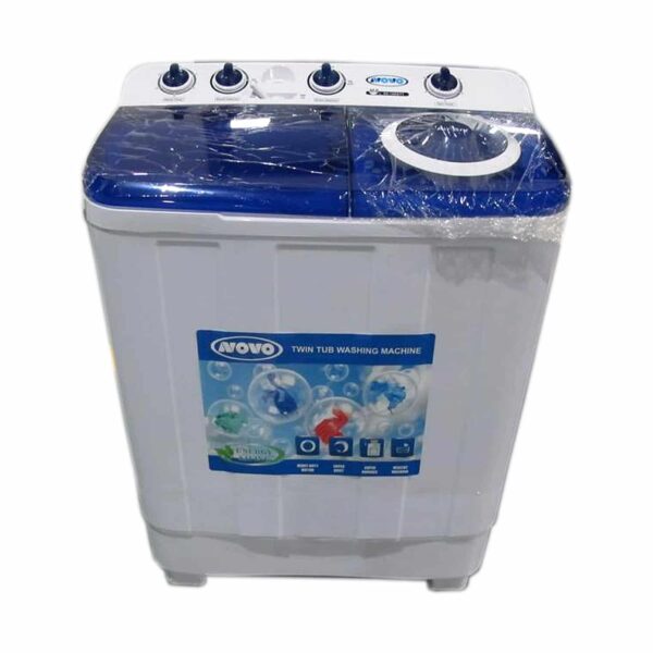 Novo 12Kg Twin Tub Washing Machine - Large Capacity, Semi-Auto