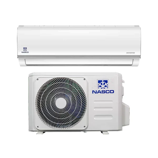 Nasco 1.5HP Inverter Split AC - R410a, Anti-Bacteria, Auto Restart