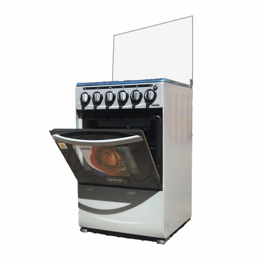 Novo 4-Burner Gas Cooker with Oven & Grill - Grey (NV-81B)