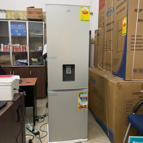 Novo 248L Double Door Bottom Freezer Fridge - Water Dispenser