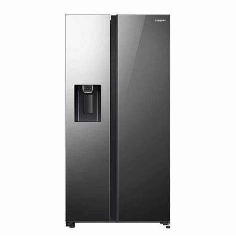 Samsung 617L Side-by-Side Refrigerator – Energy Efficient with Ice Maker