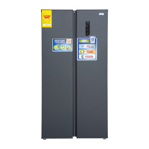 Nasco 529L Side-by-Side Refrigerator – Smart Mode & 3-Star Energy