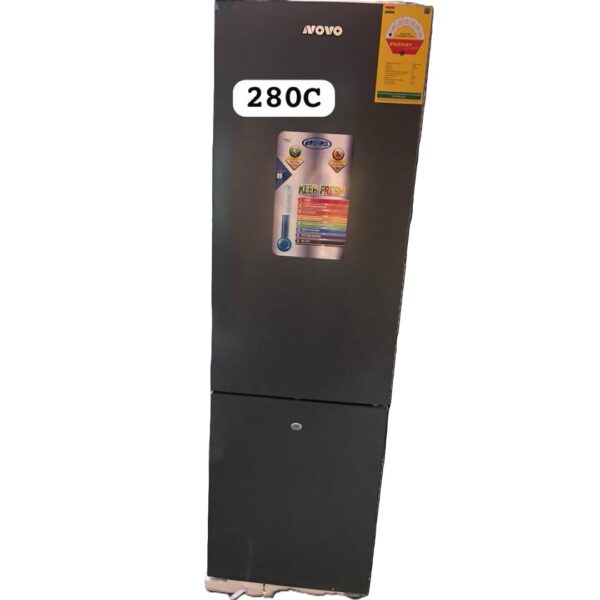 Novo 261L Double Door Bottom Freezer Fridge - Efficient Cooling