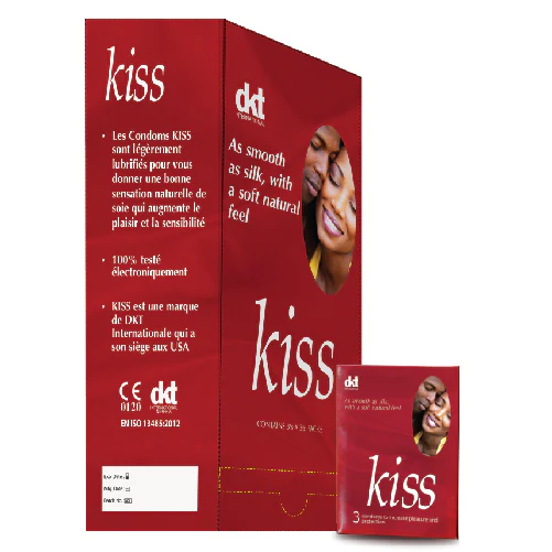 Kiss Condoms – 24 Packs (72 Total Condoms)