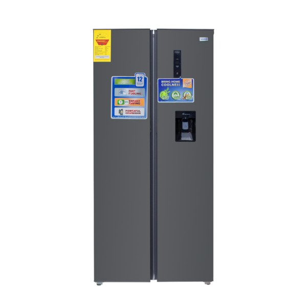 Nasco 542L Side-by-Side Refrigerator – Advanced Cooling Modes