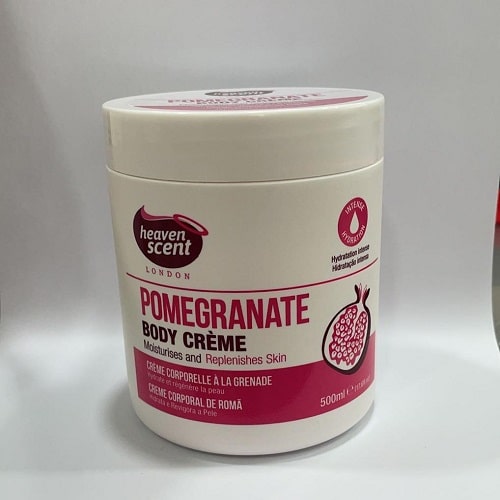 Heaven Scent Pomegranate Body Creme - 500ml, Radiant Glow