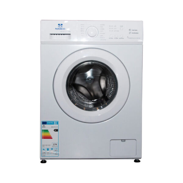 Nasco 7kg Fully Automatic Front Load Washer – 1200 RPM, LED Display