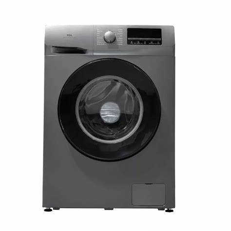 TCL 9kg Front Load Fully Automatic Washer - Inverter, Heat Sterilization, Silver