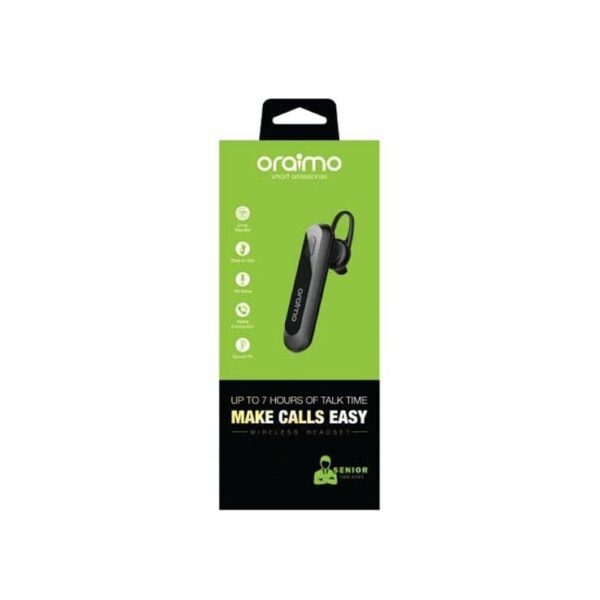 Oraimo EBE34S Wireless Bluetooth Earphone – Black